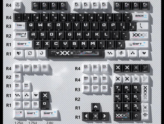 CSGO PrintStream Cherry Profile PBT Keycaps