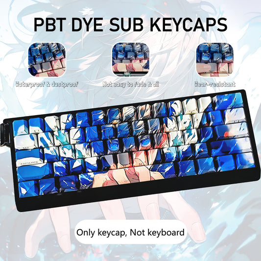 Gojo Satoru PBT Double Shot Keycaps