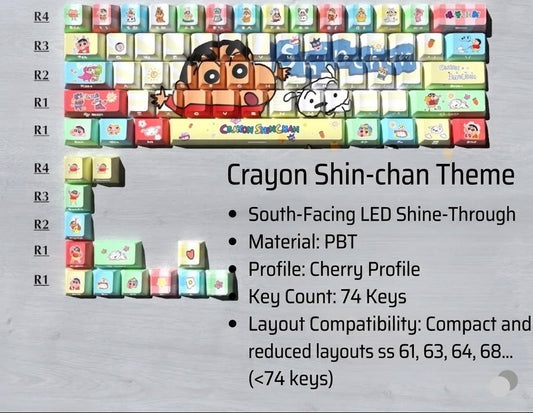 Crayon Shinchan Casual Day Edition Keycaps