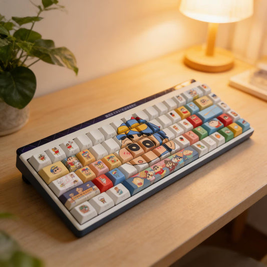 Crayon Shinchan Action Kamen Edition keycaps