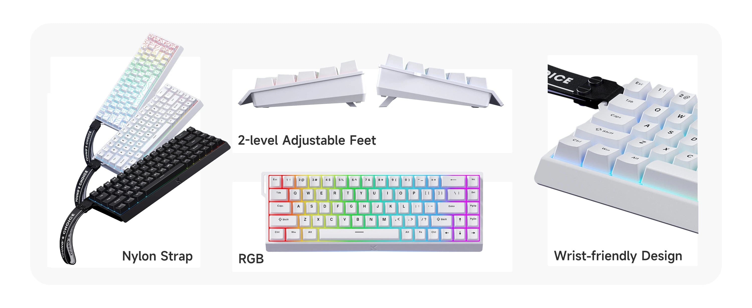 Different Options for Ace 68