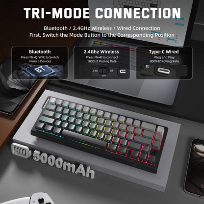 ATTACK SHARK X68 PRO HE Wireless Rapid Trigger Keyboard