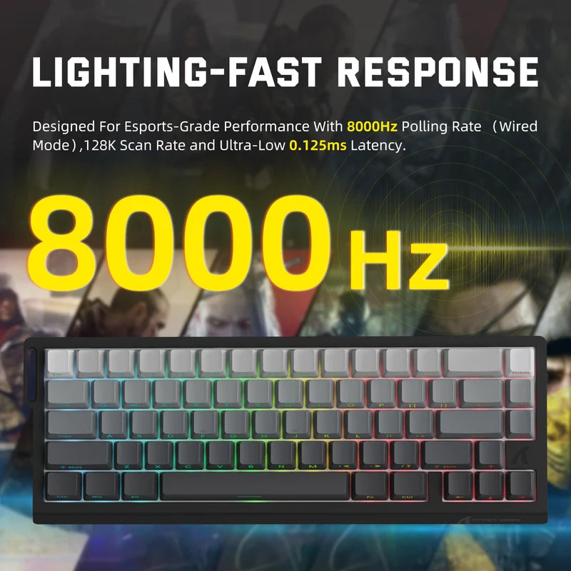 ATTACK SHARK X68 PRO HE Wireless Rapid Trigger Keyboard