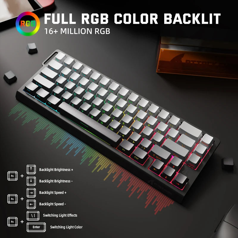 ATTACK SHARK X68 PRO HE Wireless Rapid Trigger Keyboard