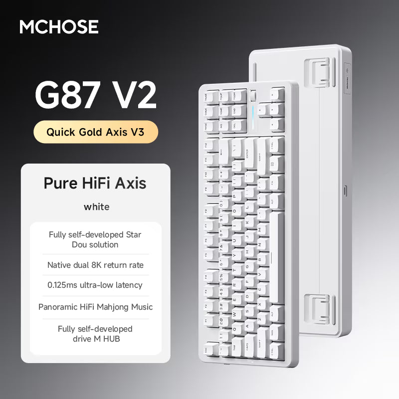 MCHOSE G87 V2 Tri-Mode Mechanical Keyboard