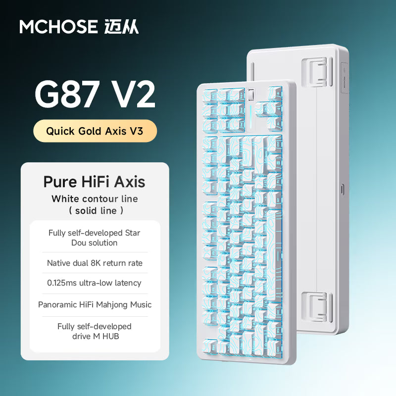 MCHOSE G87 V2 Tri-Mode Mechanical Keyboard
