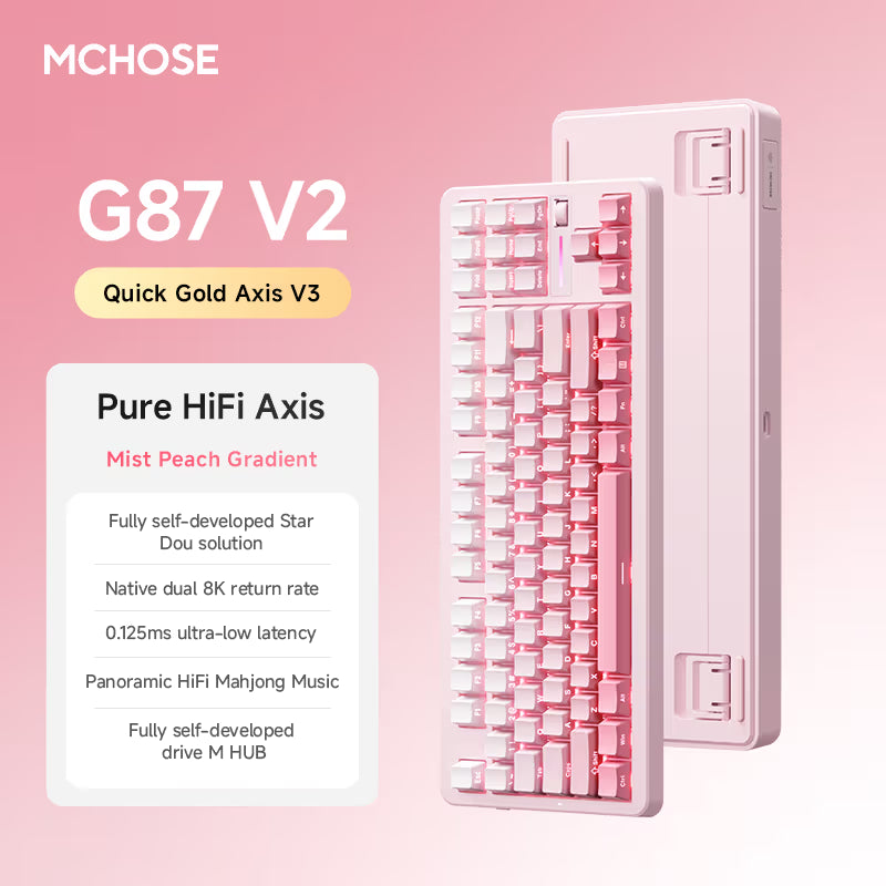 MCHOSE G87 V2 Tri-Mode Mechanical Keyboard