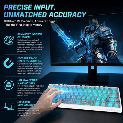 Madlions MAD68 HE V2 Hall Effect Keyboard