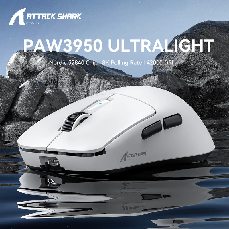 ATTACK SHARK R6 Ultralight 39g Wireless 8K