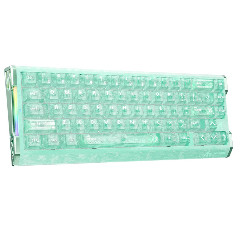 ATTACK SHARK R68 HE Carbon Fiber Rapid Trigger Keyboard Magnetic Switch