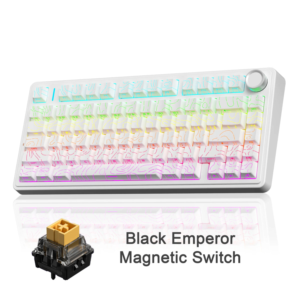 AULA F75 HE Hall Effect Tri-Mode Gaming Keyboard