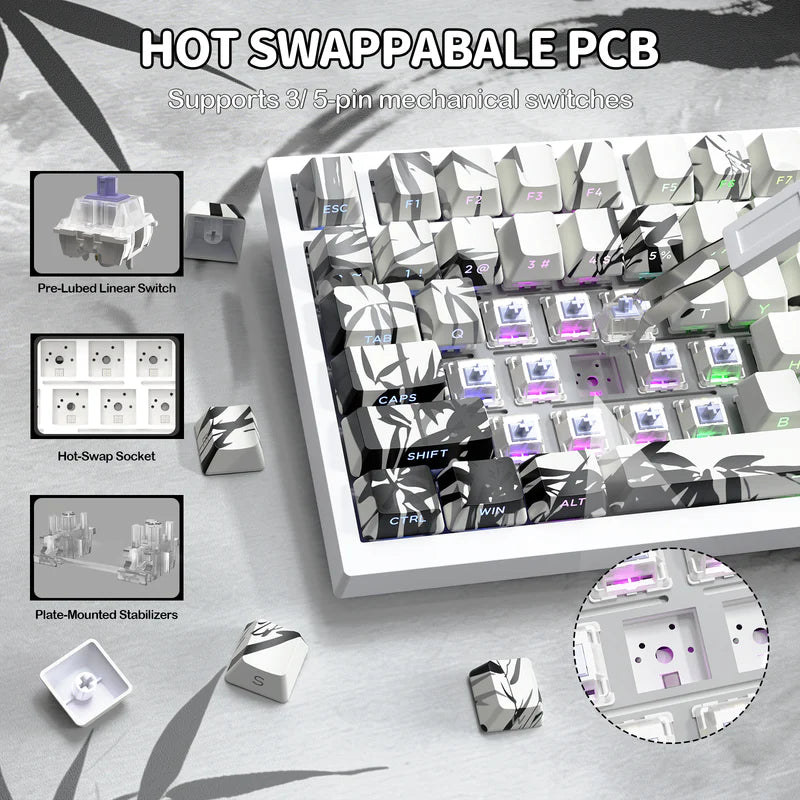 ATTACK SHARK X820 ULTRA Tri-mode Gasket Mechanical Keyboard