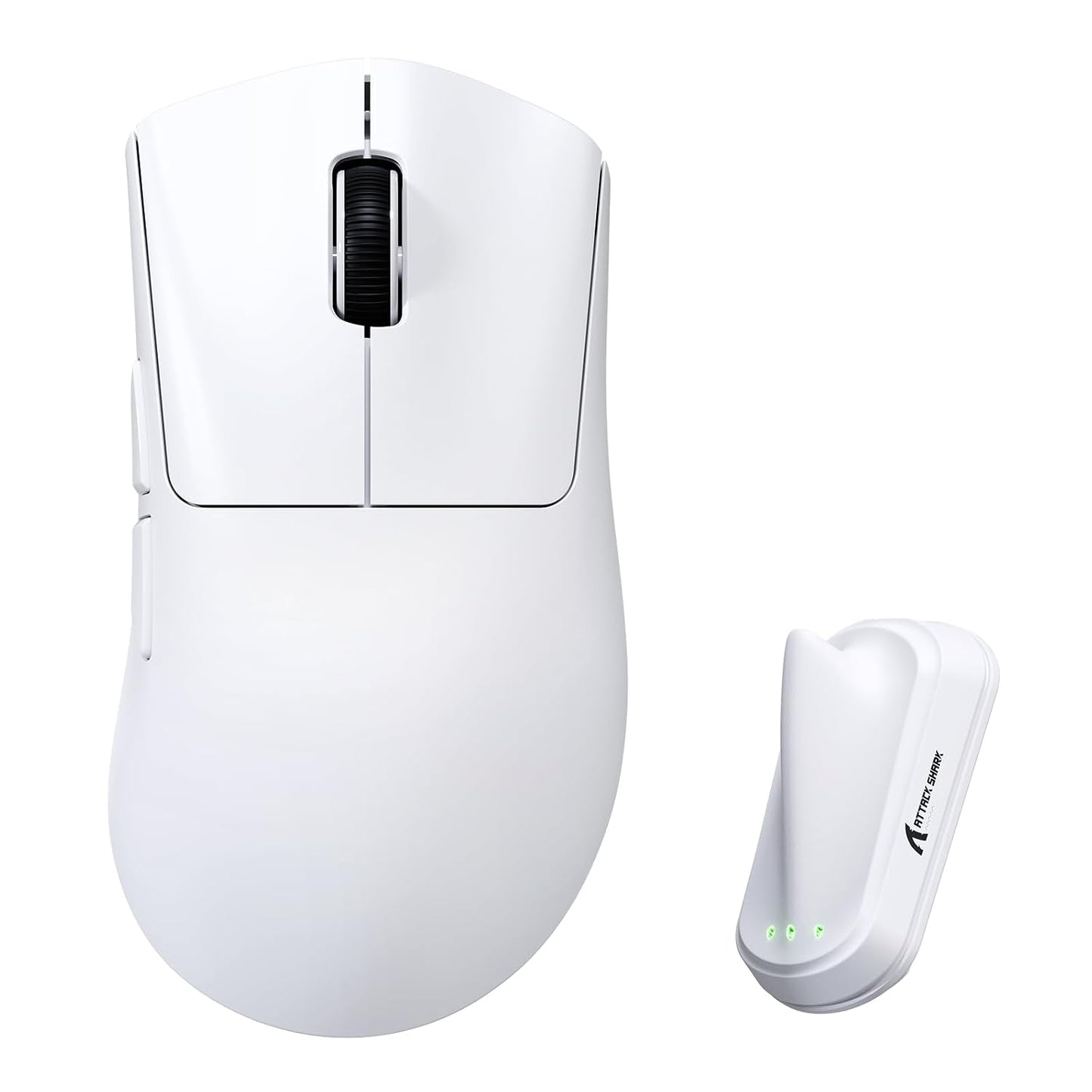 ATTACK SHARK V8 Ultra-Light Ergonomic Wireless Gaming Mouse