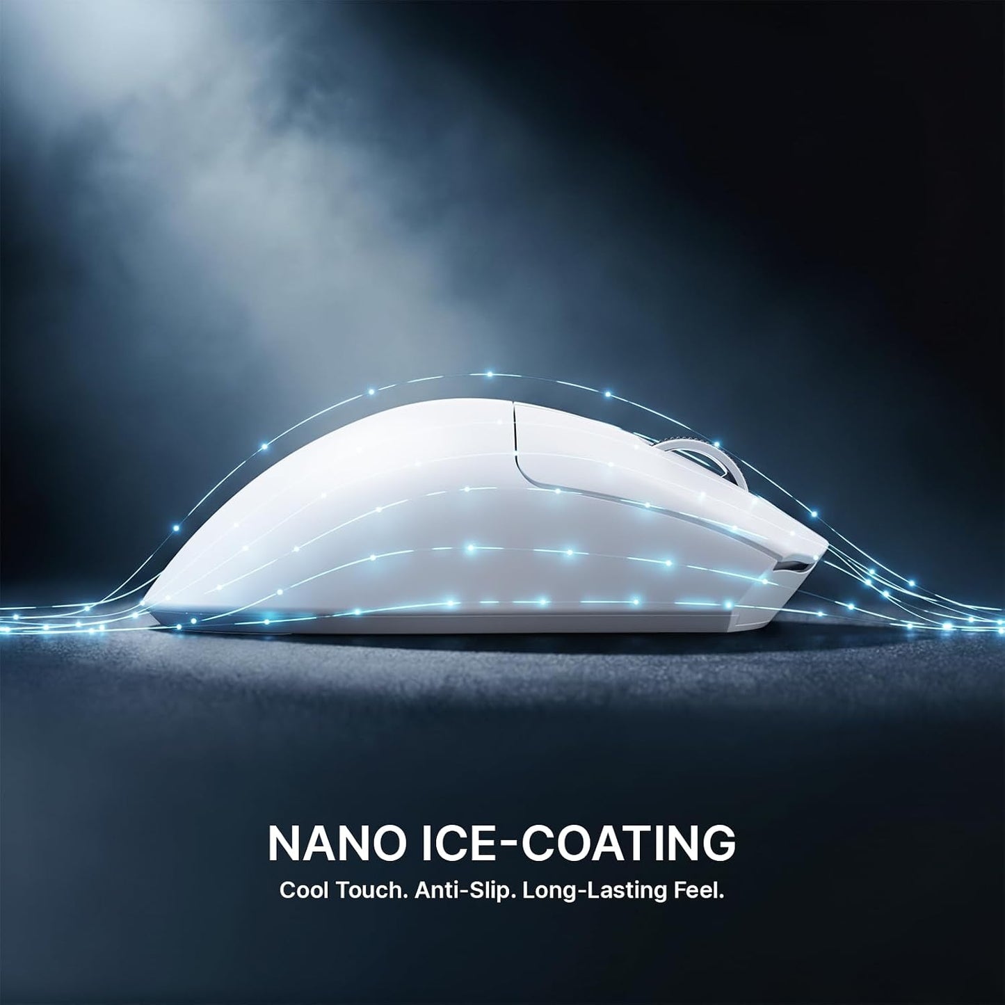 ATTACK SHARK V8 Ultra-Light Ergonomic Wireless Gaming Mouse