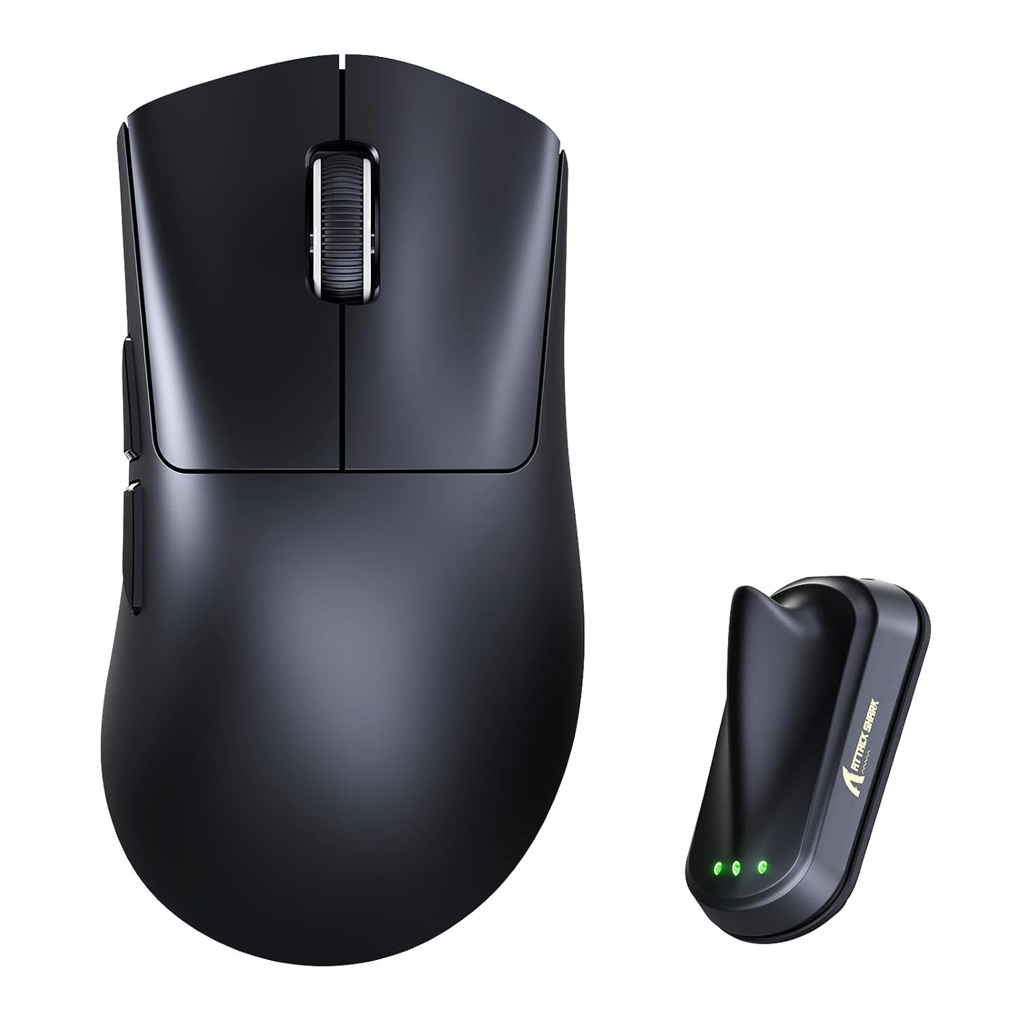 ATTACK SHARK V8 Ultra-Light Ergonomic Wireless Gaming Mouse