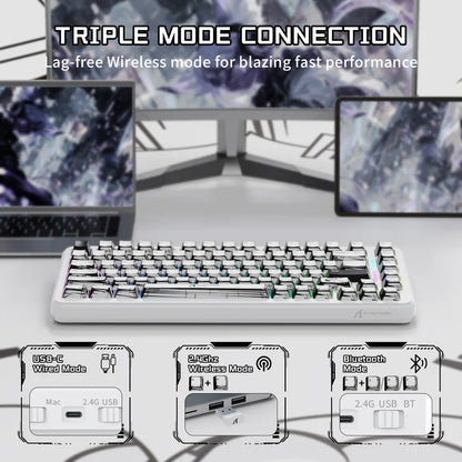 ATTACK SHARK X82 PRO HE Wireless Rapid Trigger Gaming Keyboard