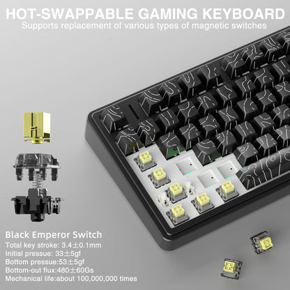 AULA F75 HE Hall Effect Tri-Mode Gaming Keyboard