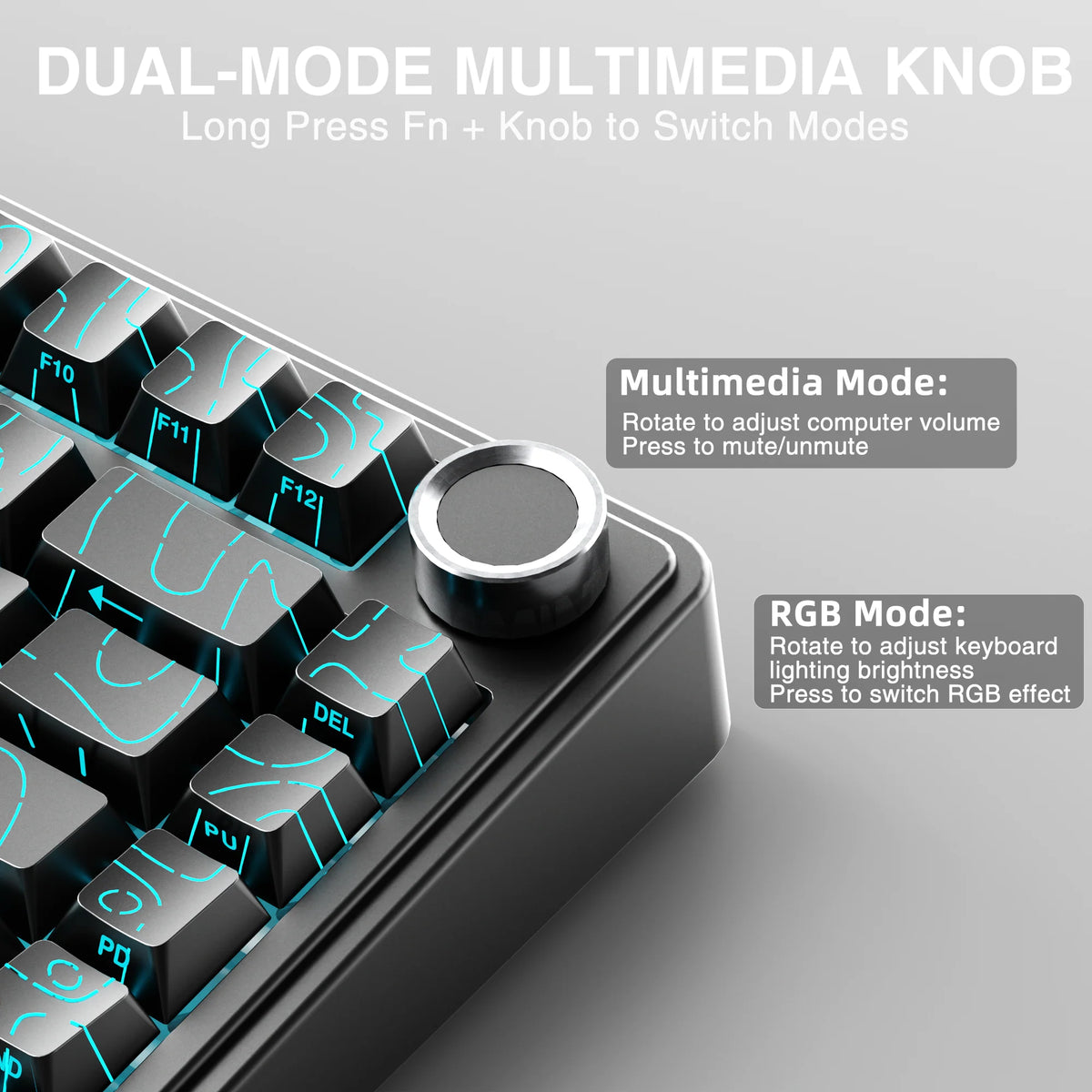 AULA F75 HE Hall Effect Tri-Mode Gaming Keyboard