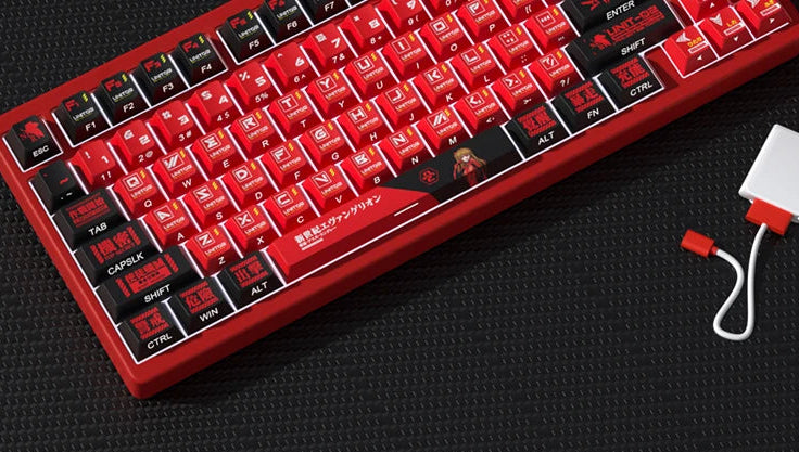 Asuka Langley Soryu Keycap Set
