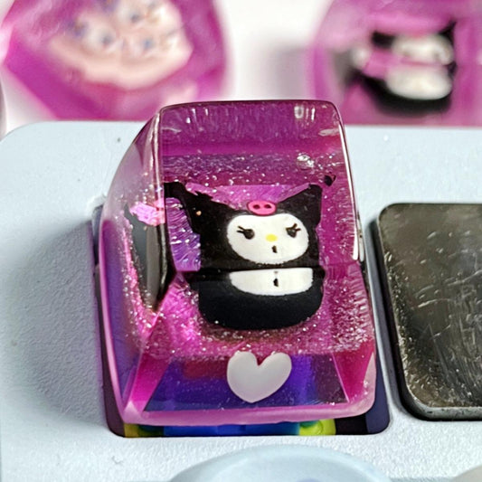 Kuromi Resin 3D Keycaps