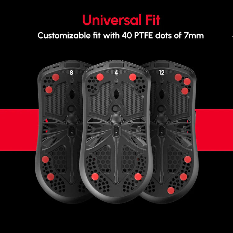 Arbiter Studio x ESPTIGER Bloody Red - Universal DIY Dot Mouse Skates