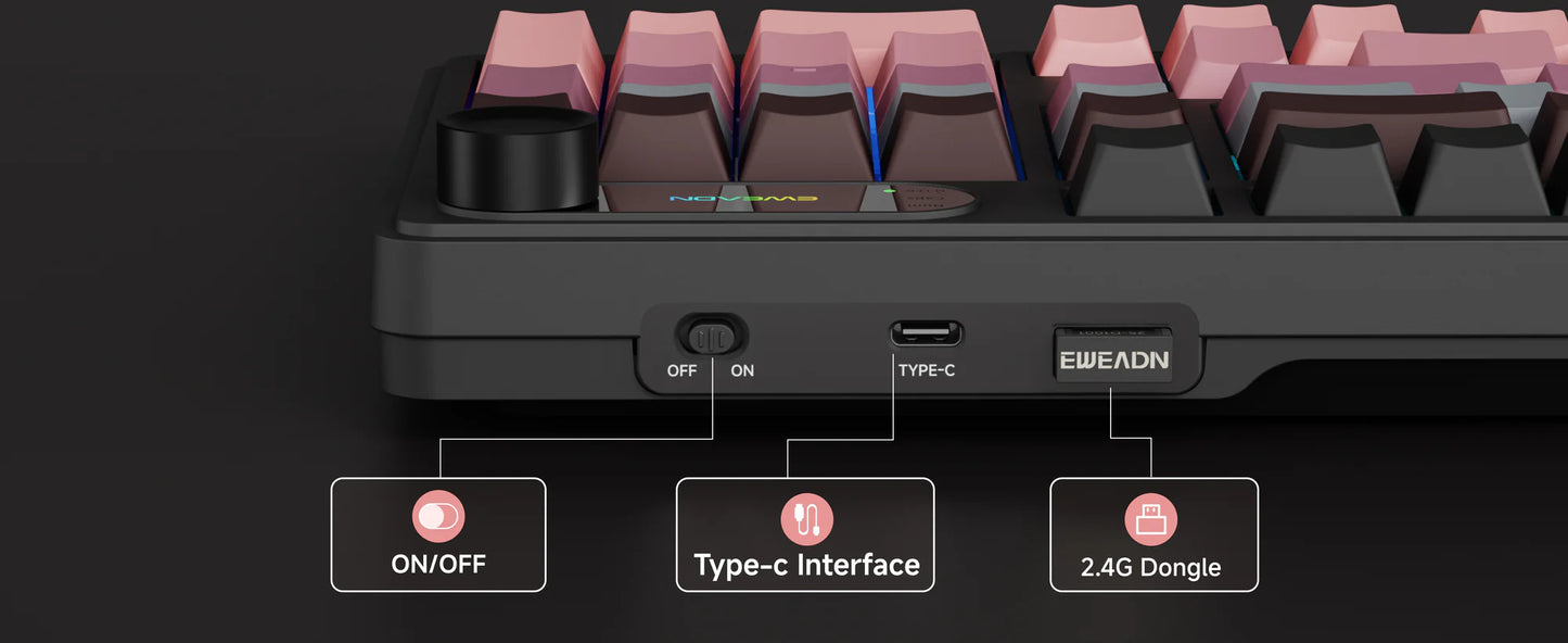 EWEADN V102 Membrane Wireless Keyboard