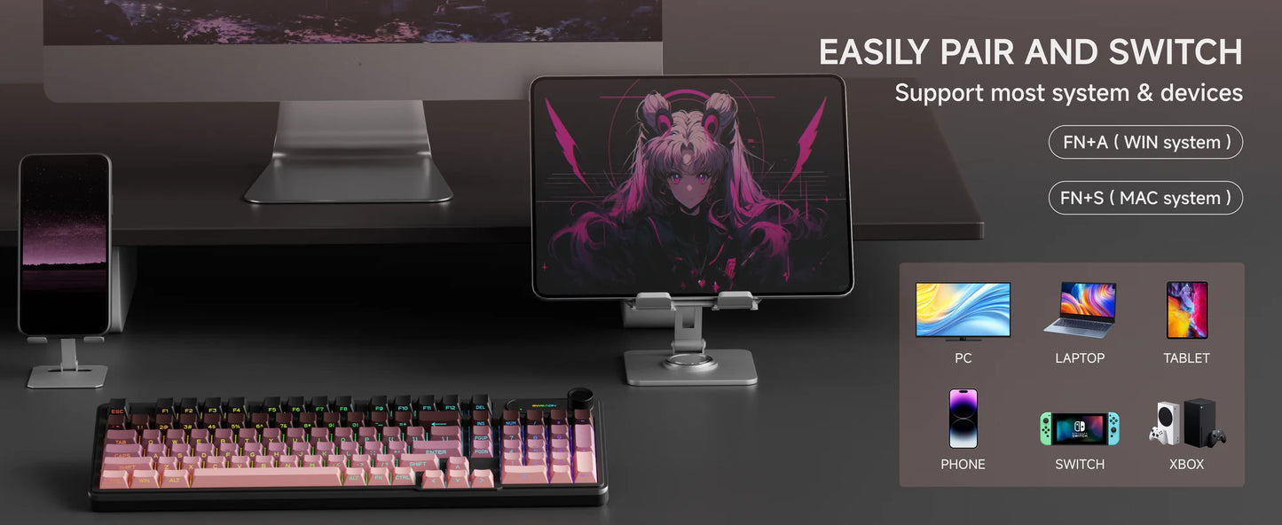 EWEADN V102 Membrane Wireless Keyboard