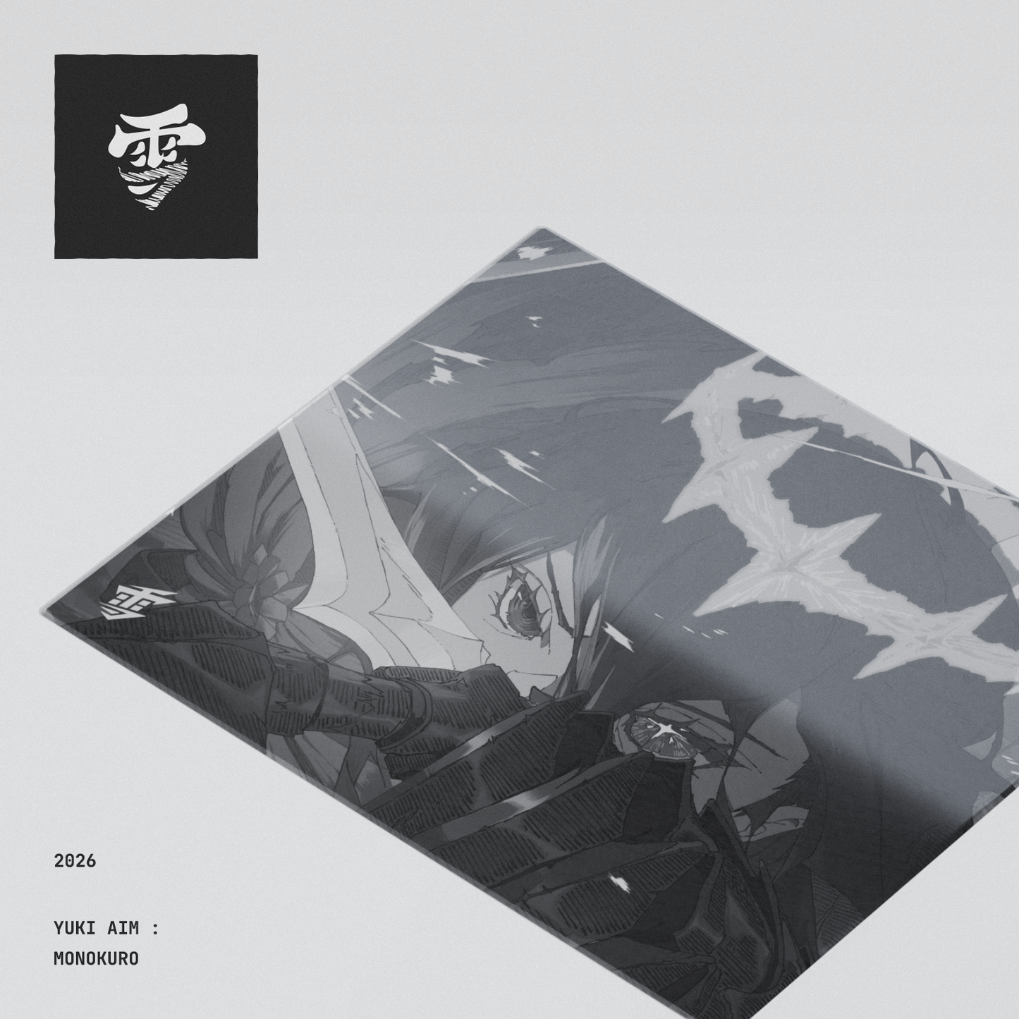 Yuki Aim - Monokuro Glass Mousepad (Limited Edition)