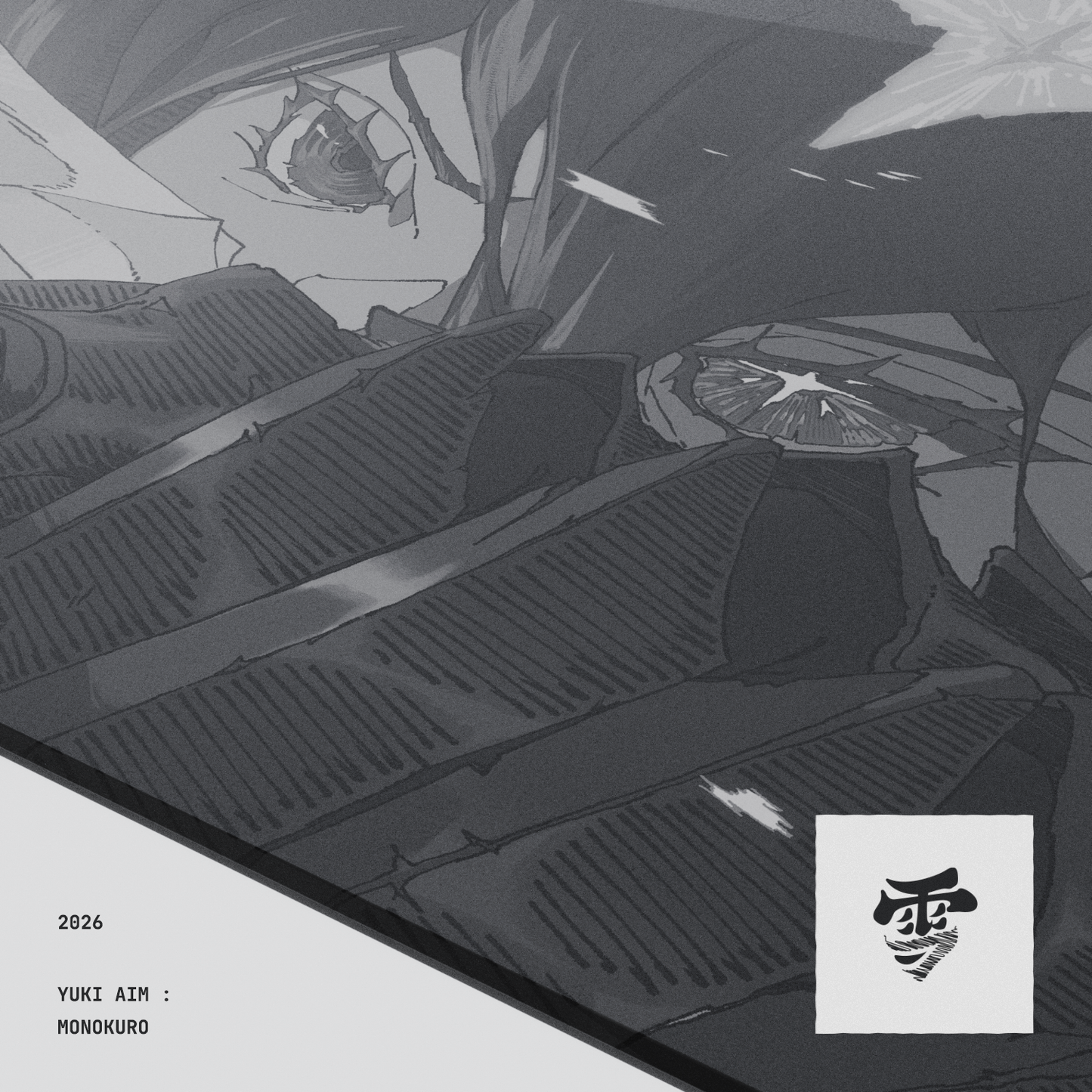 Yuki Aim - Monokuro Glass Mousepad (Limited Edition)