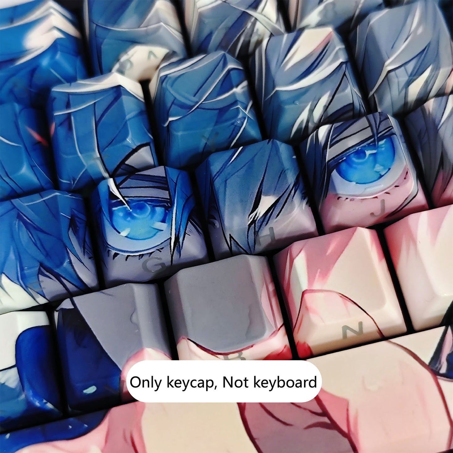Gojo Satoru PBT Double Shot Keycaps