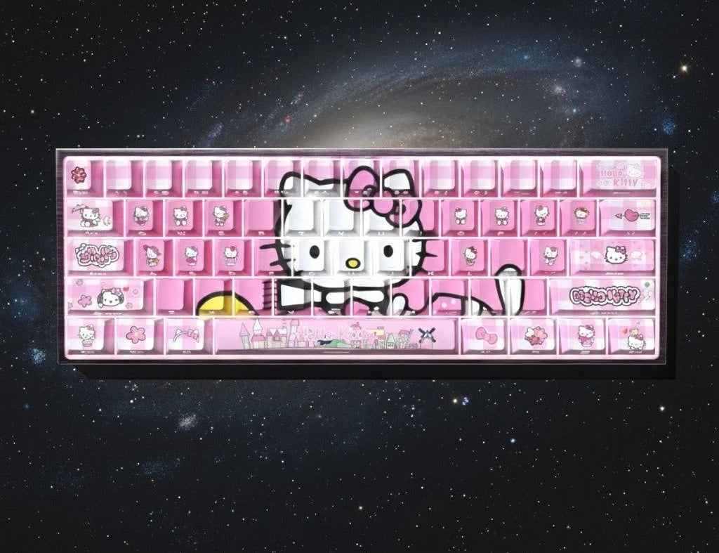 Hello Kitty Pink Keycaps