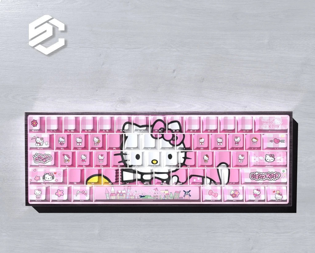 Hello Kitty Pink Keycaps