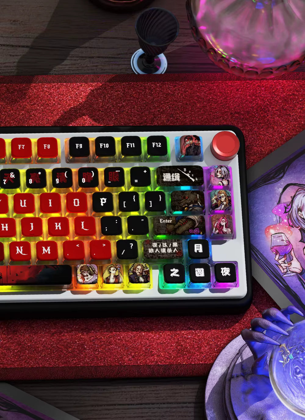 Who's Undercover Theme PBT Keycaps