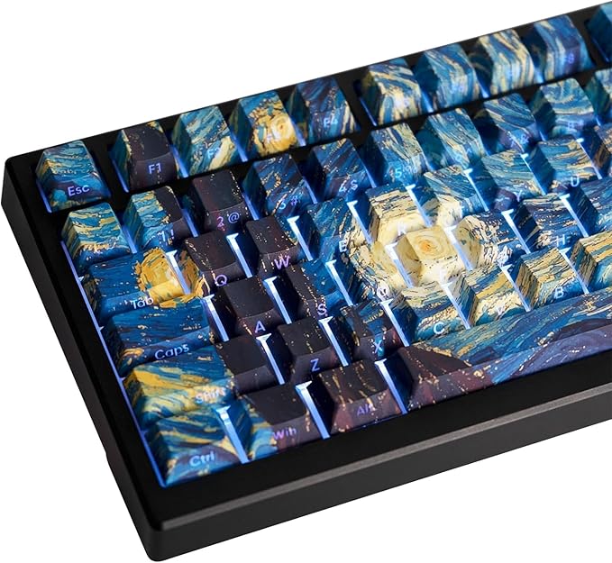 Starry Moon Night Keycap set