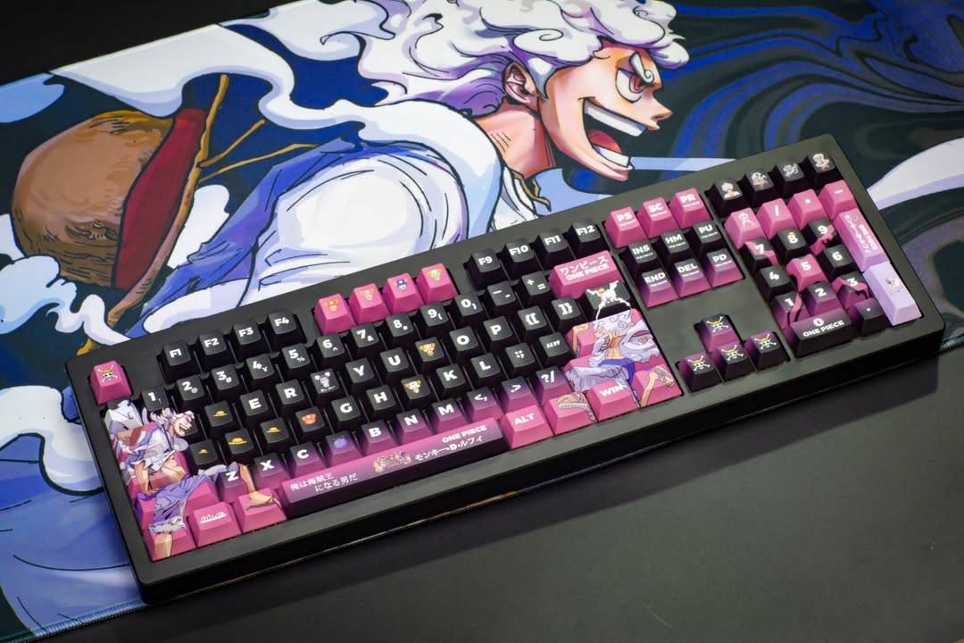 One Piece: Gear 5 Sun God Nika Edition PBT keycaps