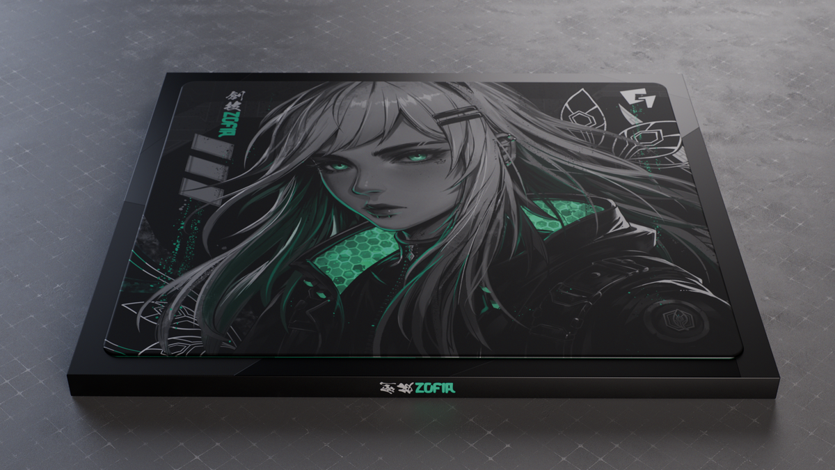 Glsswrks Zofia Glass mousepad