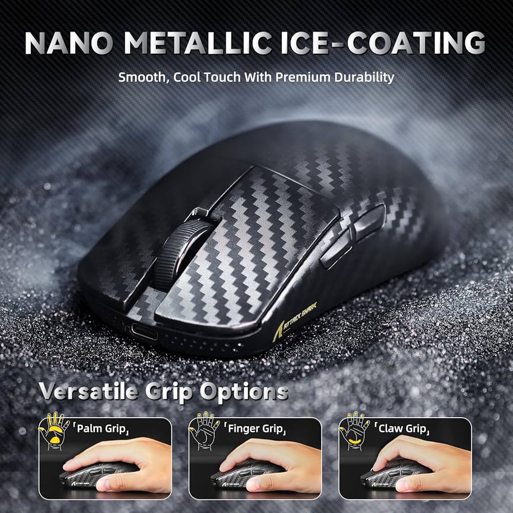 Attack Shark R11 Ultra (PAW3950) - 8000Hz Wireless