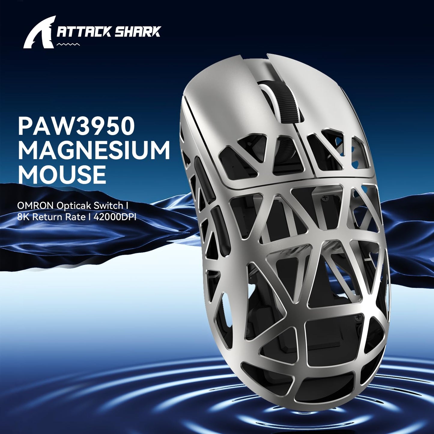 Attack Shark R2 Magnesium Alloy (45g) - 8000Hz Wireless