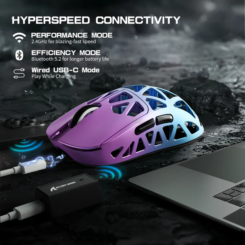 Attack Shark R2 Magnesium Alloy (45g) - 8000Hz Wireless