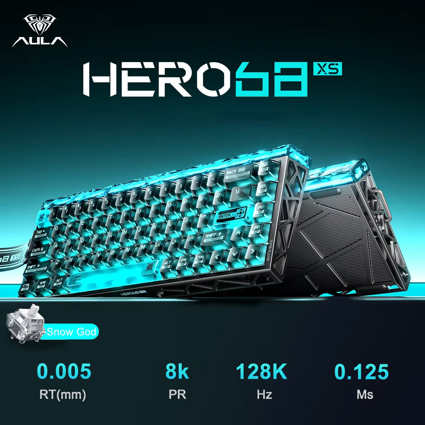 Aula HERO68 XS Hall Effect Keyboard