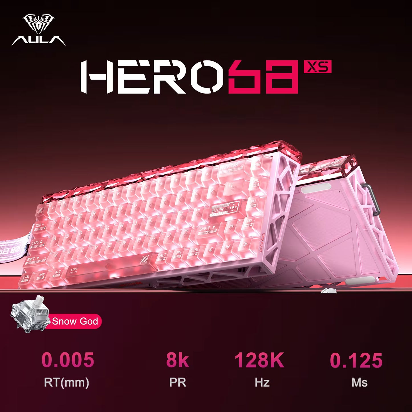 Aula HERO68 XS Hall Effect Keyboard