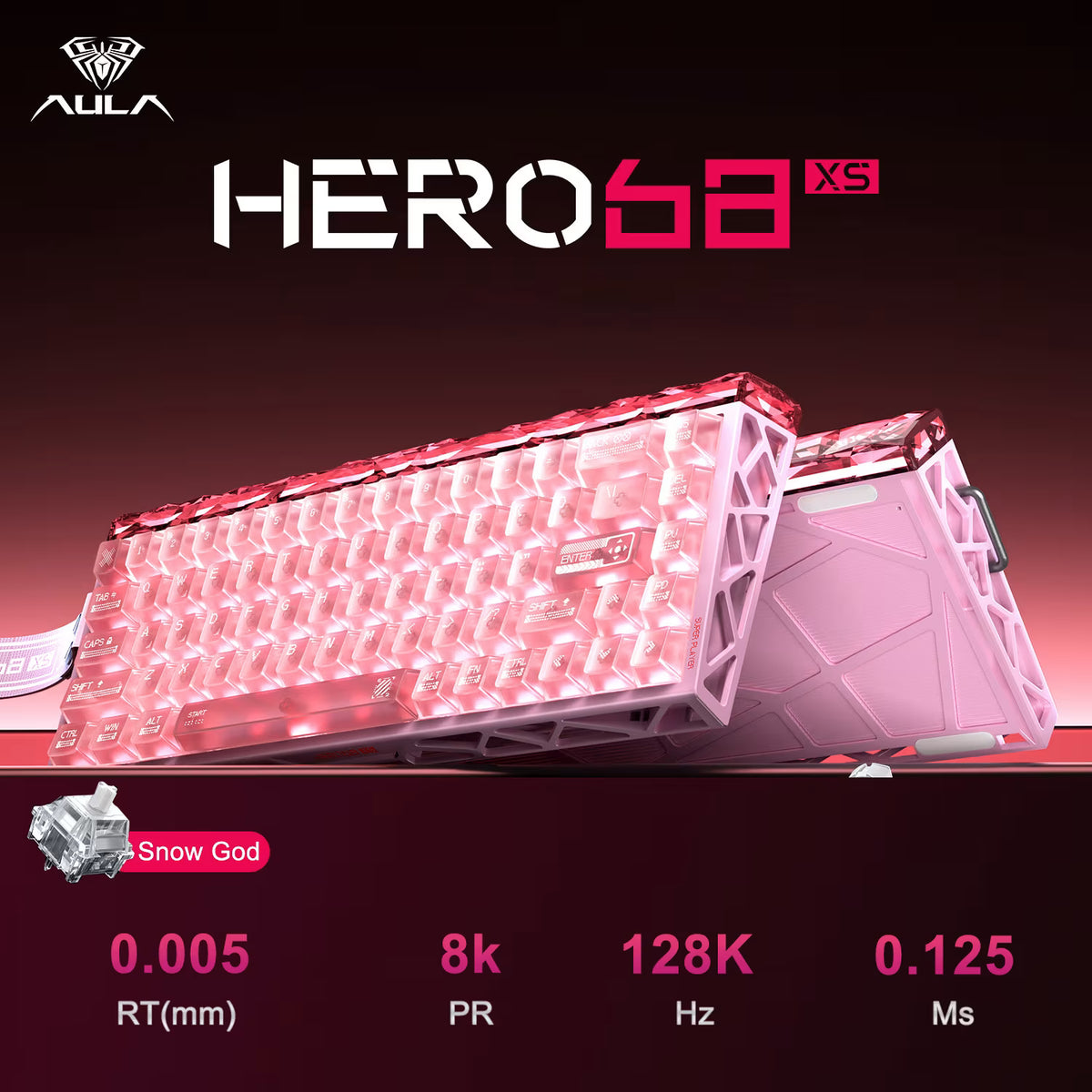 Aula HERO68 XS Hall Effect Keyboard