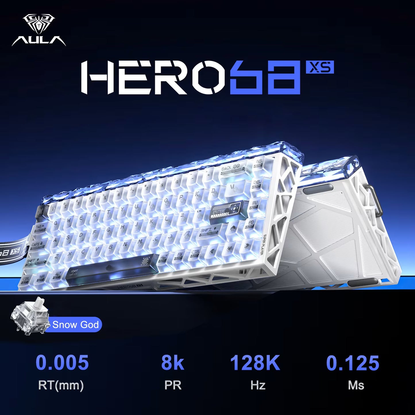 Aula HERO68 XS Hall Effect Keyboard