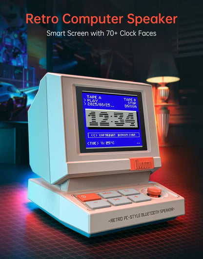 Divoom MiniToo Retro Pixel Bluetooth Speaker