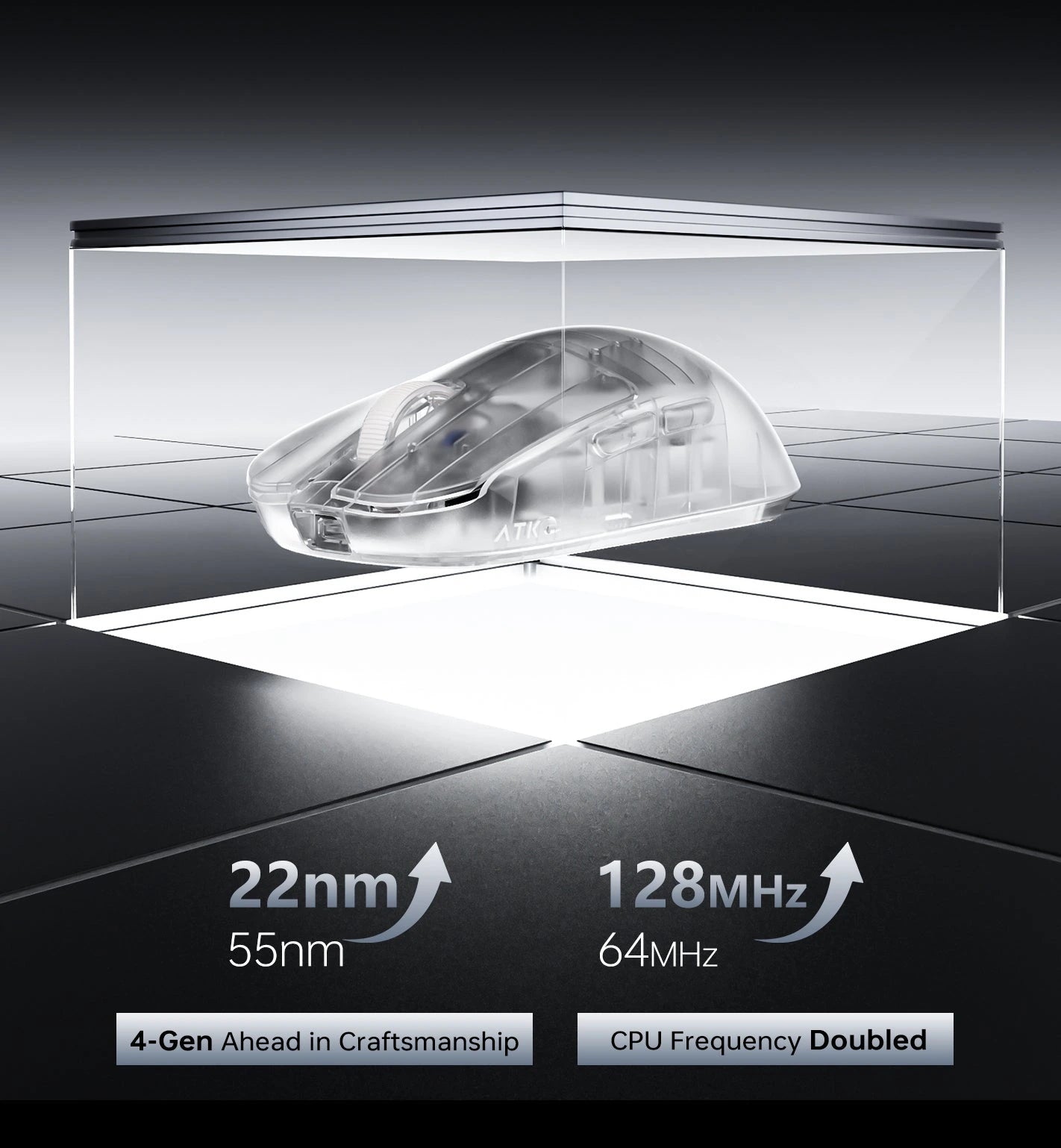 ATK Self-Developed Nordic 54 Series ApexShark MAX Mouse Solution