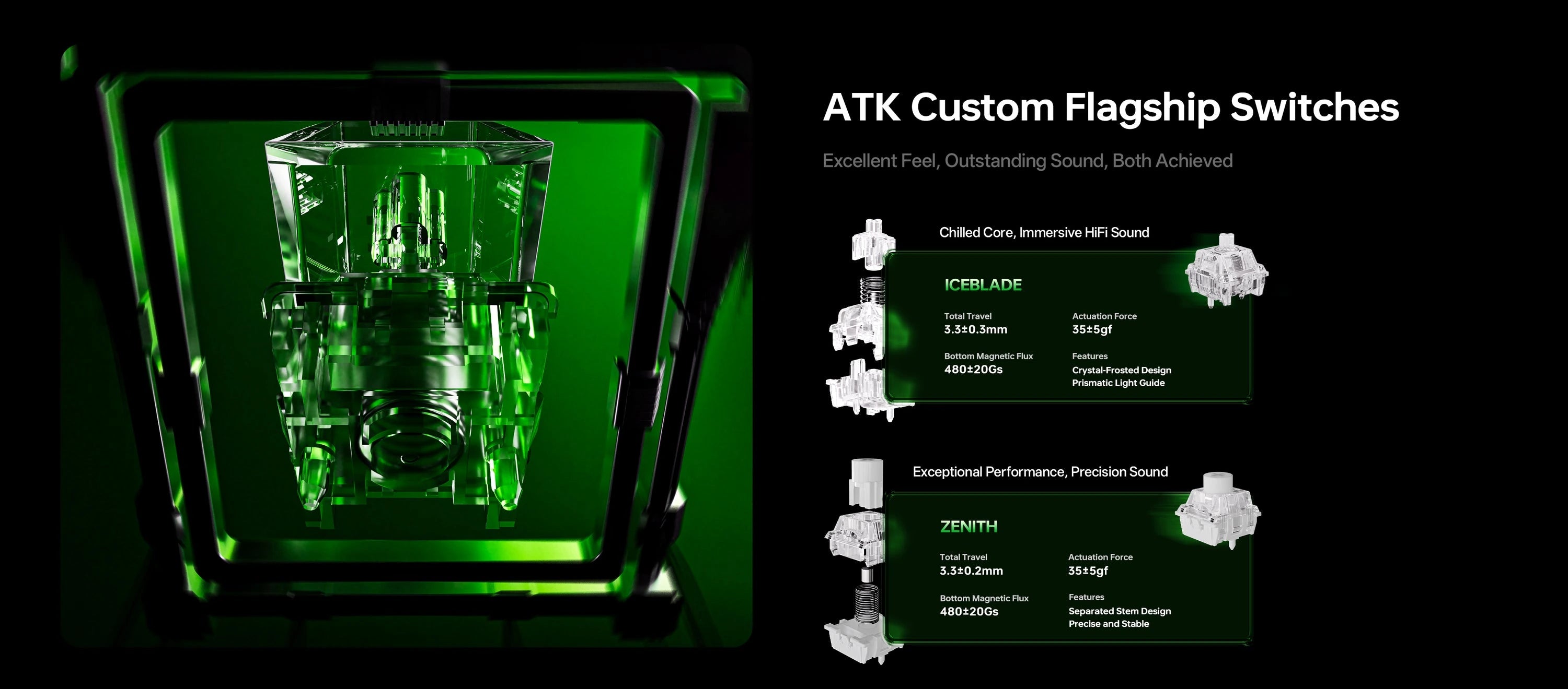 RS6 Air 65% Esports Hall Effect Keyboard   ATK